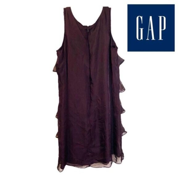 GAP Women's Scoop‎ Neckline Tiered Sleeveless Dress - Picture 2 of 6